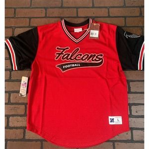 ATLANTA FALCONS Mitchell & Ness Football Jersey ~Never Worn~‎ L XL 2XL